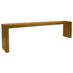 Aparador "U" Invertido Madeira Natural