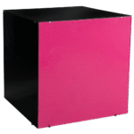 Aparador Cubo em Vidro Colorido