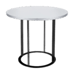 Base Dani com Tampo Espelho Friso Prata