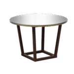 Base Trapézio Ferro Envelhecido com Tampo Espelho