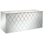 Balcão Espelho Losango com Tampo Acrílico