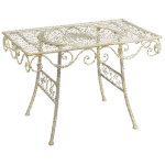 Mesa Jardin Des Tuileries Ferro Off White