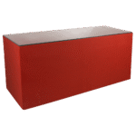 Balcão para Revestir com Tampo de Vidro