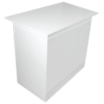 Carrinho Bebida Branco com Tampo Branco