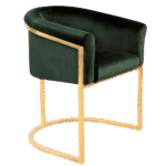 Poltrona Gucci com Capa Veludo Inca Verde