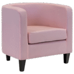 Poltrona Pat Capa Oxford Rosa Chiclete