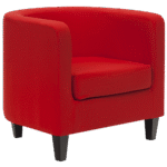 Poltrona Pat Capa Oxford Vermelho