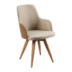 Cadeira Carla Giratória Carla Bege