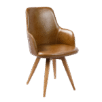 Cadeira Carla Giratória Caramelo