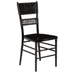 Cadeira Itália Ônix Encosto Palha