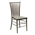 Cadeira Modernista com Assento Linho Bege