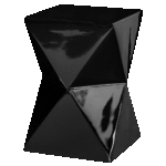 Pufe Ampulheta Preto(a)