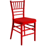 Cadeira Itália Mini Acrílico Vermelho(a)