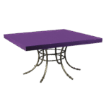 Tampo Laca Vênus com Base Bambu Ferro Cinza