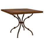 Tampo Quadrado Madeira Demolição com Base Suva