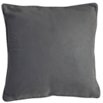 Almofada Camurça Cinza Escuro