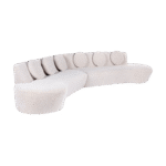 Sofá Iolanda Linho Mesclado (módulo esquerdo + direito)