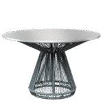 Tampo de Espelho com Base Grace Cinza