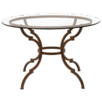 Tampo de Vidro Transparente com Base Suva