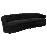 Sofá Vedette Veludo Preto