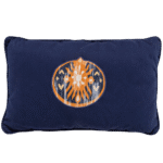 Almofada Sarja Azul Marinho Ikat Para Rim