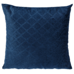 Almofada Veludo Azul Marinho losangos
