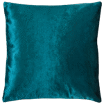 Almofada Veludo Molhado Azul Petróleo